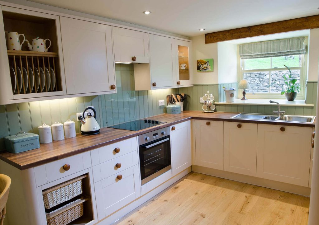 Mill House's self-catering holiday kitchen.