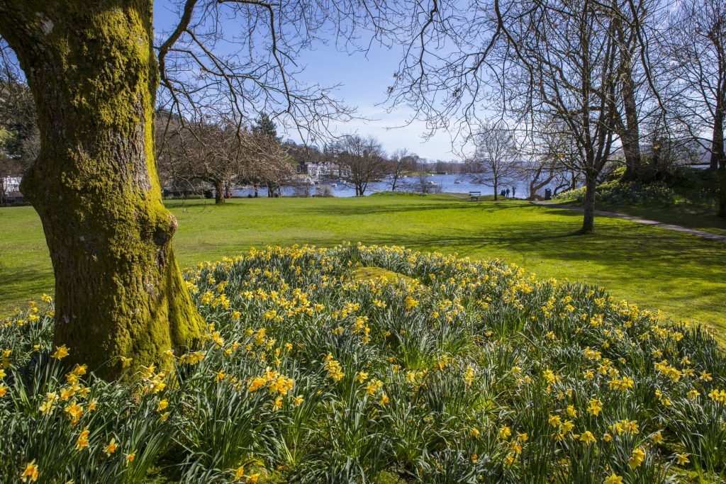 A springtime view of Lake Windermere